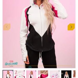 Marvel Ghost Spider Women's Jacket superx collab sold out limited collection xxl